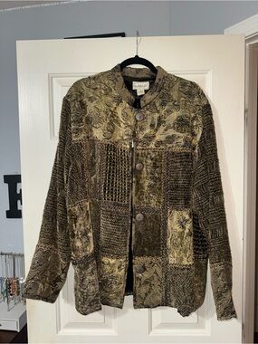 Vintage Flashback Woven Bomber Jacket